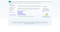 Desktop Screenshot of cmis.derby.gov.uk